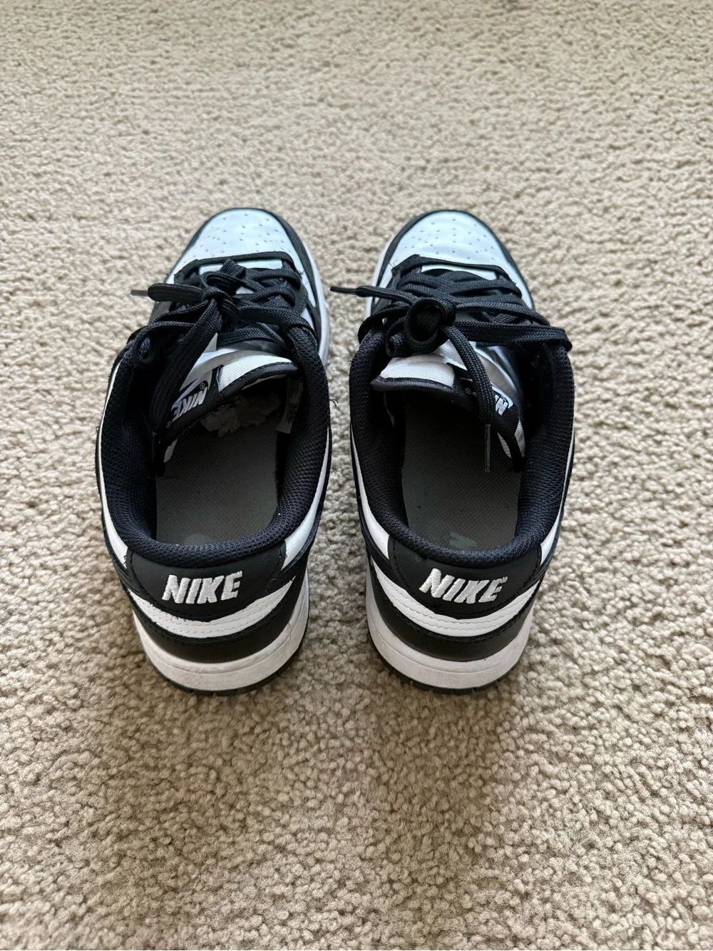 Nike Black and White Low-Top Sneakers
